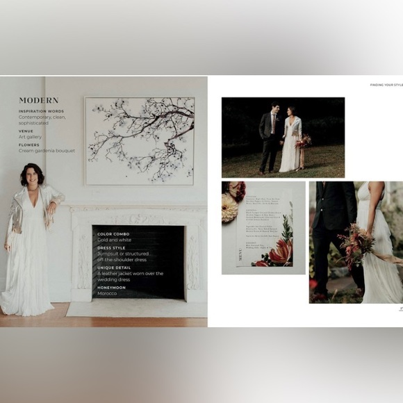 Autographed Modern Romantic Weddings Maggie Lord Planning Guide Bride Inspo Book - Picture 4 of 11